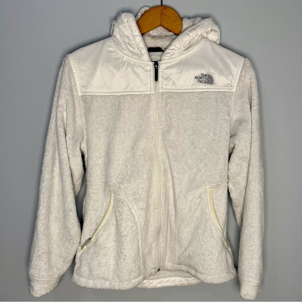 The North Face White Fleece Full Zip Osito Denali Jacket | M